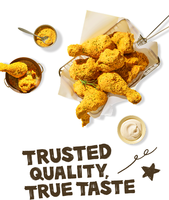 TRUSTED QUALITY TRUE TASTE